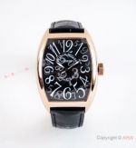 Replica Franck Muller Platinum Rotor Rose Gold Automatic Watches Men Gift